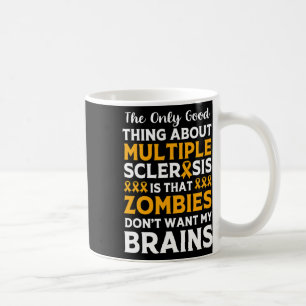 Kriegerlustige Multiple Sklerose Zombie Kaffeetasse