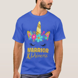 Kriegerprinzessin Krebs im Kindesalter Gelbe Schle T-Shirt
