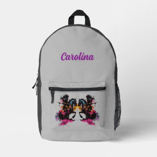 Kriegerreiten in Aquarell Bedruckter Rucksack