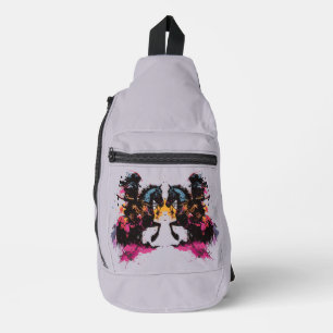 Kriegerreiten in Aquarell Crossbody Bag