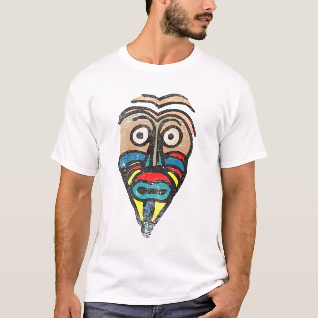 Kriegers-Maske T-Shirt (Vorderseite)