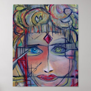 Kriegers-Prinzessin durch ValAries- 8" x 10" Druck Poster