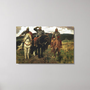 Kriegers-Ritter, 1881-98 Leinwanddruck