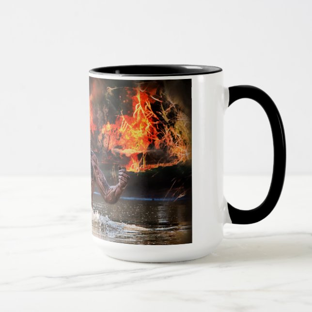 KRIEGKAMPF IM WASSER TASSE (Rechts)
