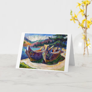 Kriegs-Kanus Emily Carr Karte