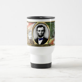 Kriegs-Reise-Tasse Präsidenten-Abraham Lincoln Reisebecher