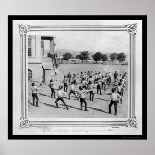 Kriegsakademie-Studenten, die in Istanbul 1885 Poster