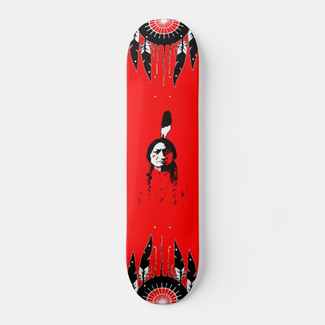 Kriegsbemalung-Skateboard Skateboard (Vorderseite)