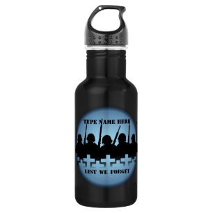 Kriegsdenkmal Flasche, damit wir nicht vergessen Trinkflasche