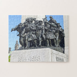 Kriegsdenkmäler eins und zwei Ottawa Kanada.