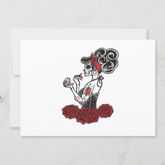 Kriegsfarbe Einladung