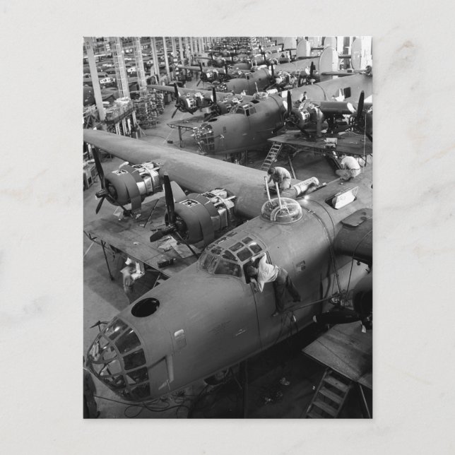 Kriegsflüge: Anfang der 1940er Jahre Postkarte (Vorderseite)