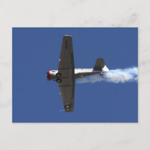 Kriegsflugzeug Postkarte