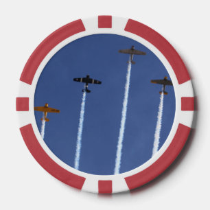 Kriegsflugzeuge Pokerchips