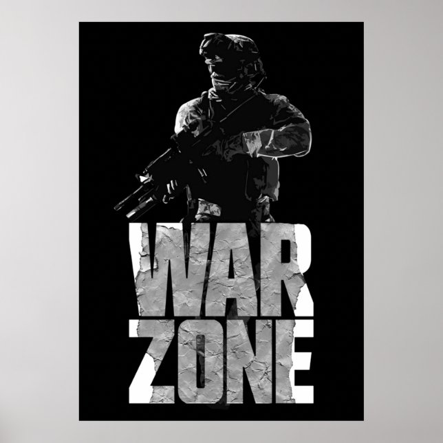 Kriegsgebiet Poster (Vorne)