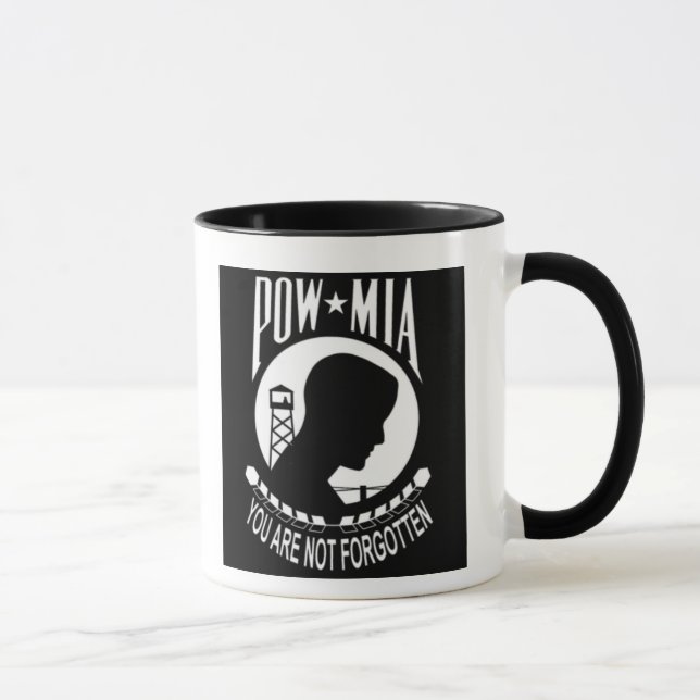 KRIEGSGEFANGEN MIA Kaffee-Tasse Tasse (Rechts)