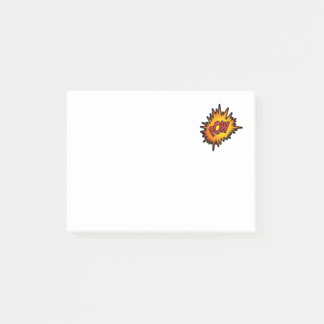 Kriegsgefangen-Superheld-Kampf Post-it Klebezettel (Vorderseite)