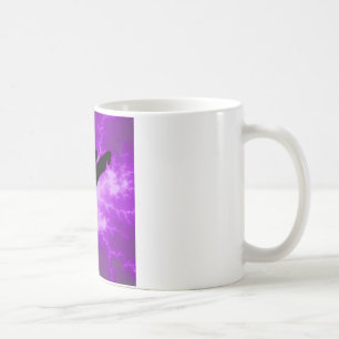 Kriegskunst-lila Blitz-Mädchen Kaffeetasse