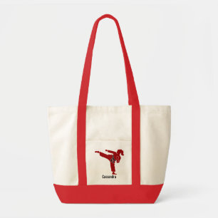Kriegskunst-Mädchen-Silhouette-Taschen-Tasche Tragetasche