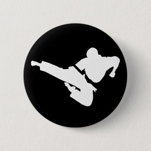 Kriegskunst-Silhouette Button