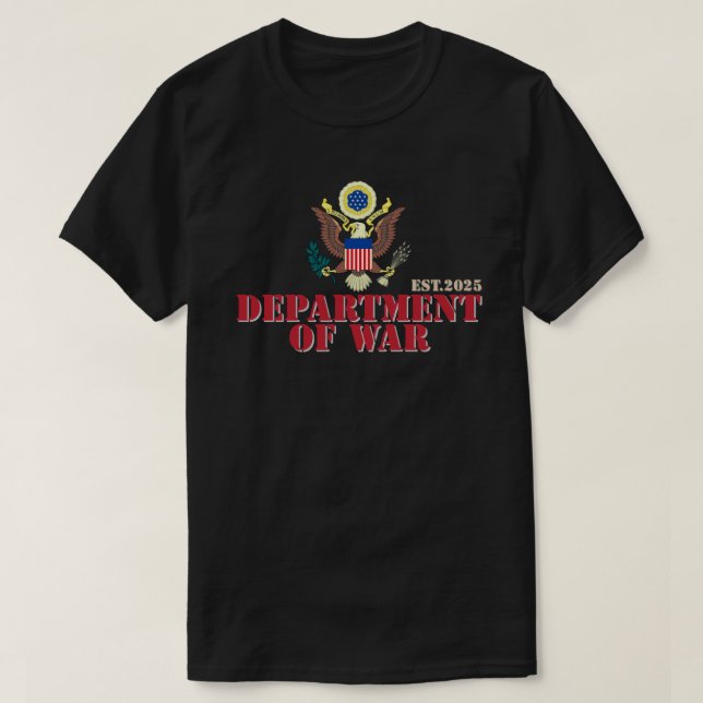 Kriegsministerium 2025 T-Shirt (Design vorne)