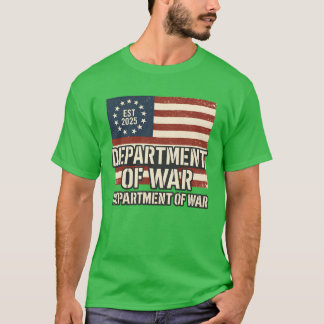Kriegsministerium 2025 wieder eingerichtet T-Shirt