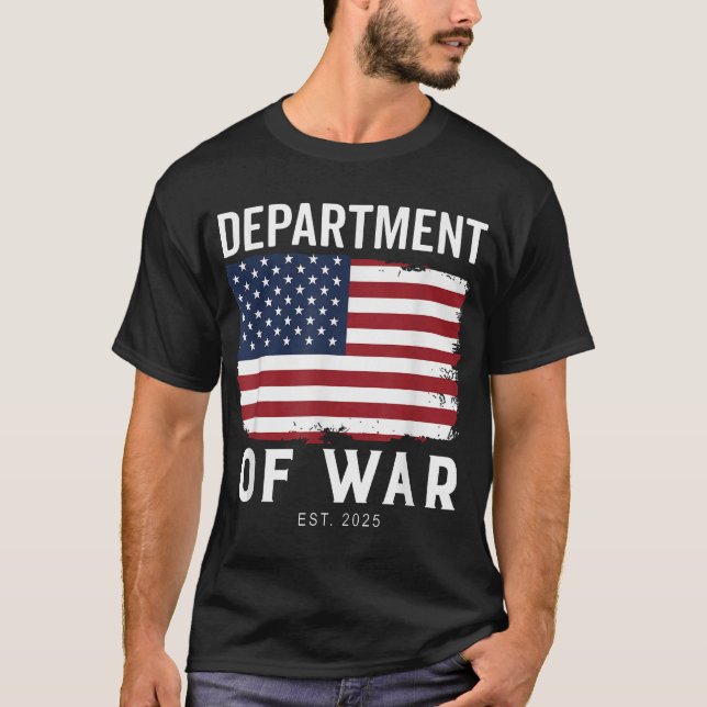 Kriegsministerium eingerichtet 2025 T-Shirt (Vorderseite)