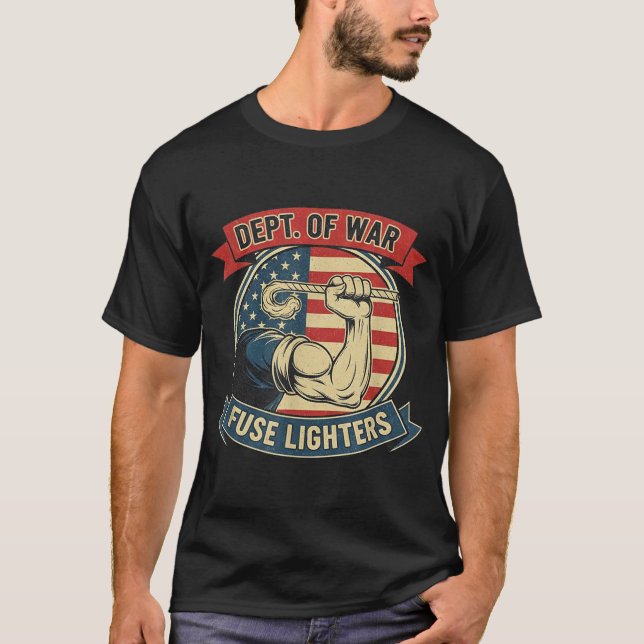 Kriegsministerium eingerichtet Dow 2025 T-Shirt (Vorderseite)