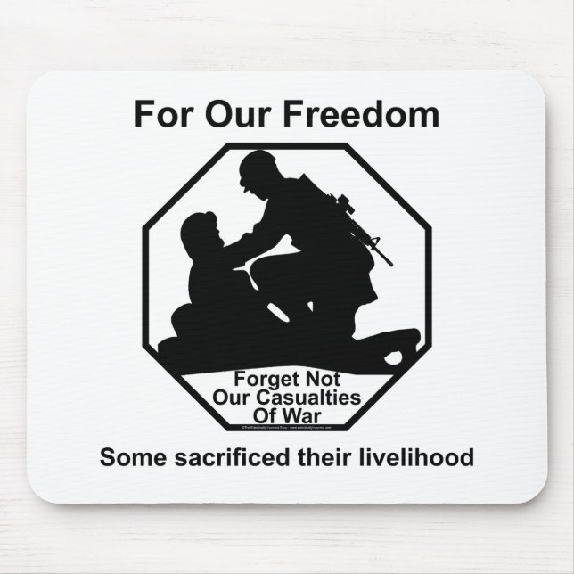 Kriegsopfer. Mousepad (Vorne)