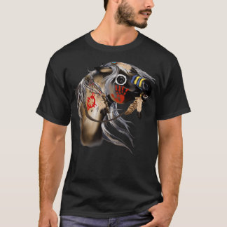 Kriegspferd Langschläfchen T-Shirt