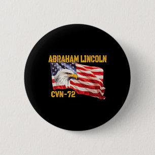Kriegsschiff Abraham Lincoln Cvn-72 Flugzeugträger Button