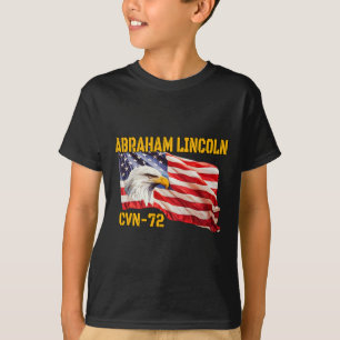 Kriegsschiff Abraham Lincoln Cvn-72 Flugzeugträger T-Shirt