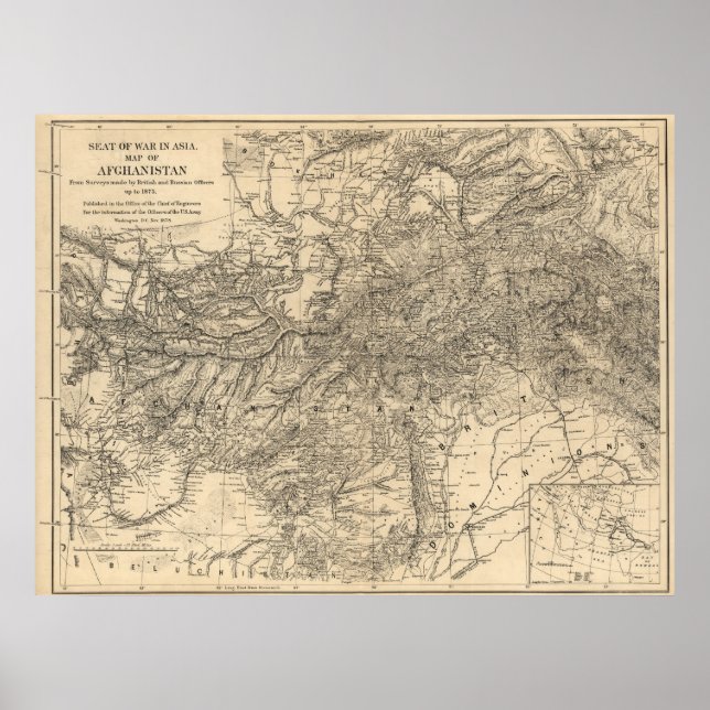 Kriegssitz: Afghanistan 1878 Poster (Vorne)