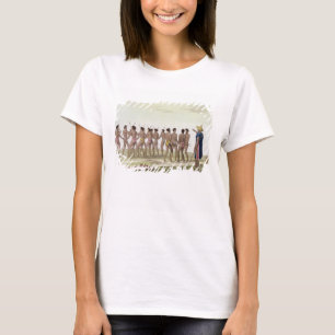 Kriegstanz der Caroline-Inselbewohner, überziehen T-Shirt