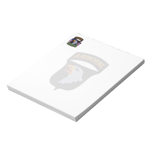 Kriegsveteranen der 101. im Flugzeug Division Note Notizblock (Rotiert)