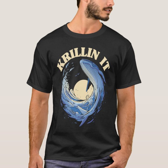 Krillin It Whale Watching T-Shirt (Vorderseite)