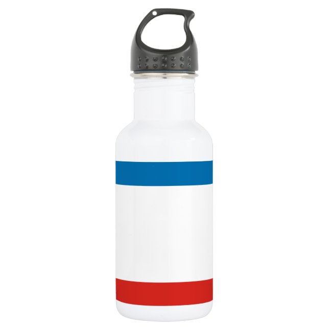 Krim-Flagge Edelstahlflasche (Vorderseite)