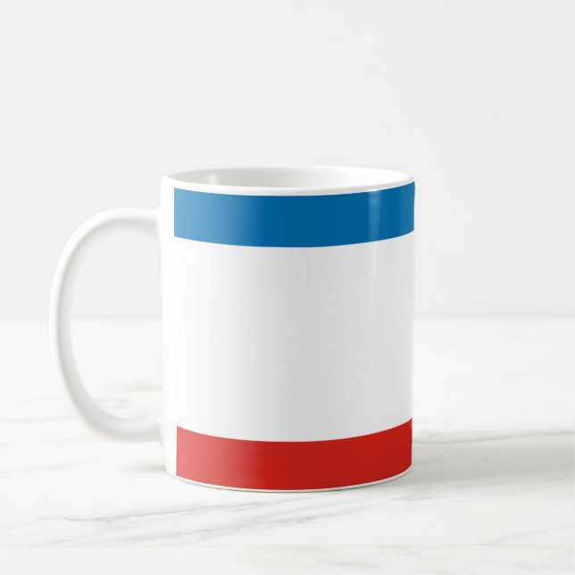 Krim-Flagge Kaffeetasse (Links)