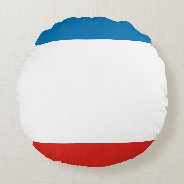 Krim-Flagge Rundes Kissen (Vorderseite)