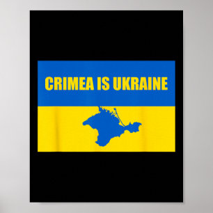 Krim ist Ukraine - Annexion der Krim Ukrainisch Poster