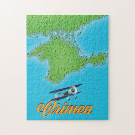 Krim-Reiseplakat im Vintage-Stil