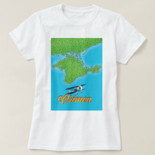 Krim Vintage Reiseplakatkarte T-Shirt