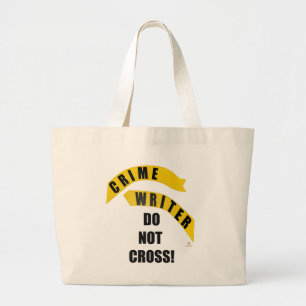 Krimiautor Kein Wechsel des Genres Autor Humor Jumbo Stoffbeutel
