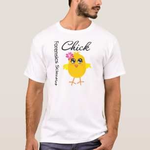 Kriminalistik-Wissenschaftler-Küken T-Shirt