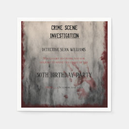 Kriminalitätsforschung 50. Geburtstag Serviette