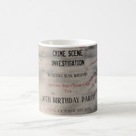 Kriminalitätsuntersuchung Geburtstag Kaffeetasse