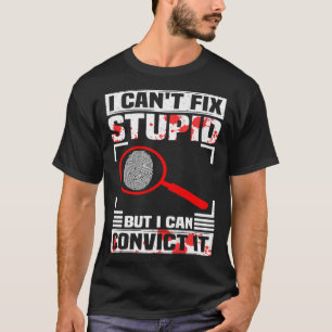 Kriminalszene Ermittler Forensik & Kriminalwissens T-Shirt