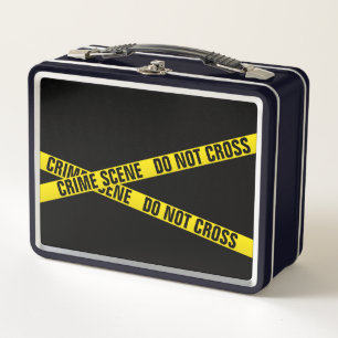Kriminalszene Metall Lunch Box