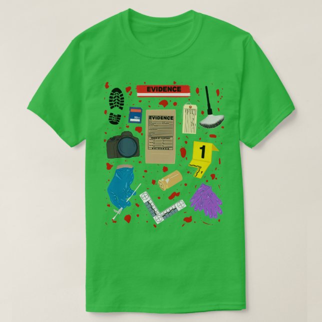 Kriminalszene T-Shirt (Design vorne)
