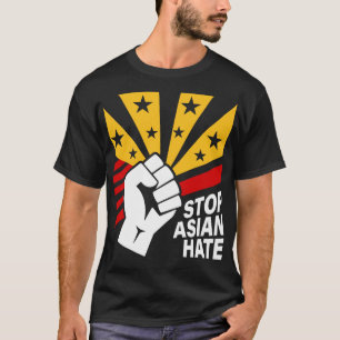 Kriminelle asiatische Unterstützer stoppen asiatis T-Shirt